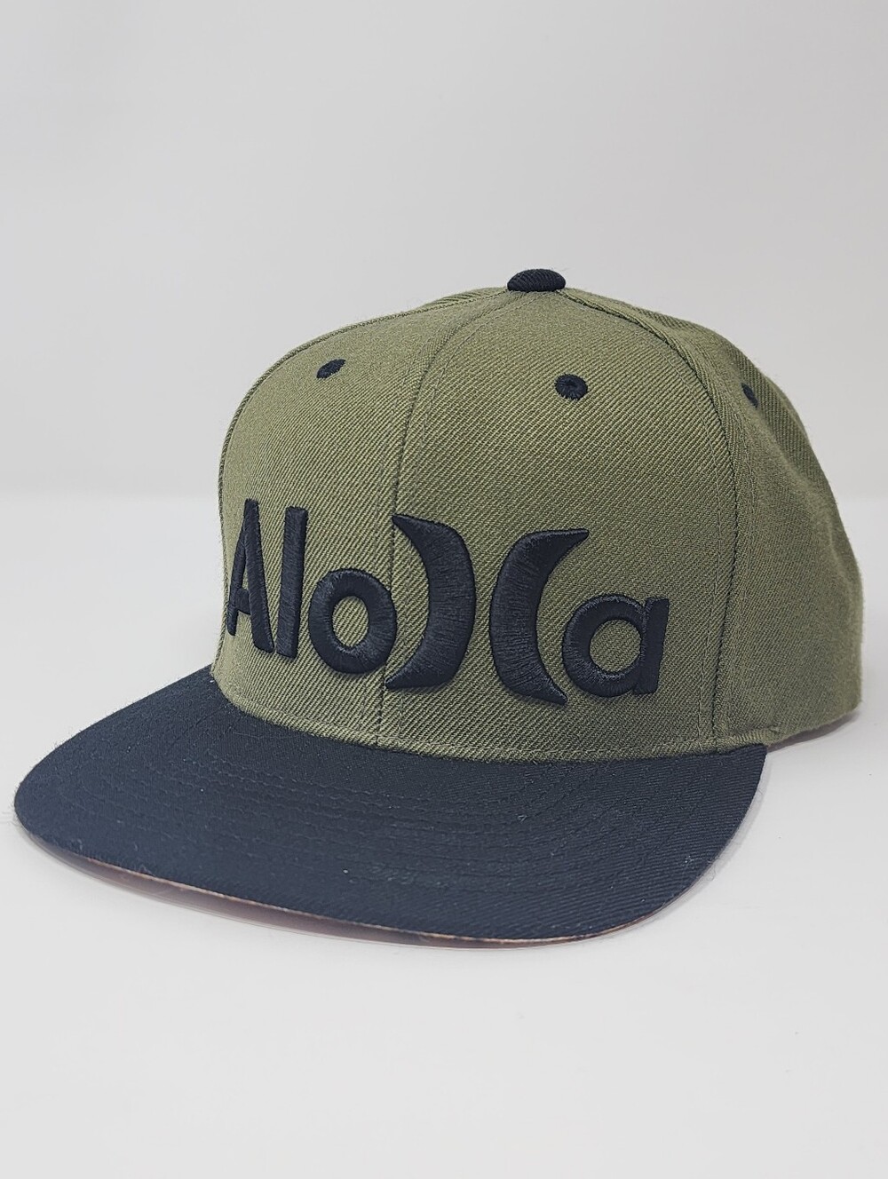 Hurley 'Aloha' Olive & Black Snapback Hat